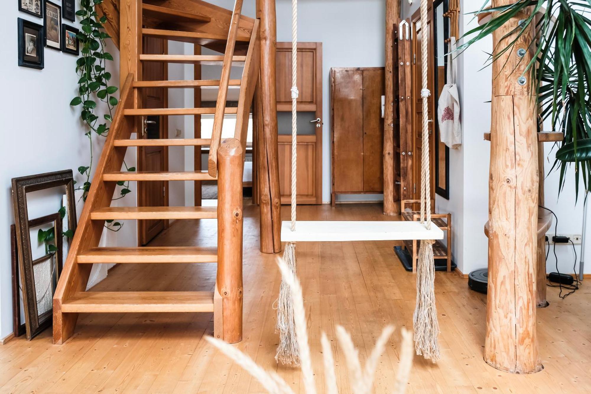 White Loft In Center With 2 King Size Beds * Riga